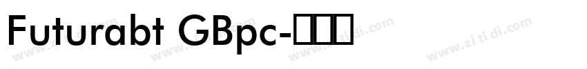 Futurabt GBpc字体转换
